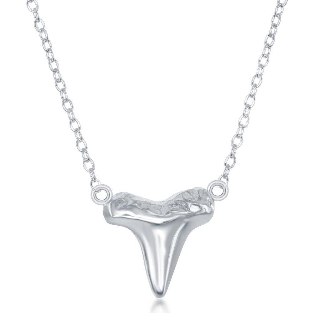 Sterling Silver Shark Tooth Necklace - Johnny Dang & Co