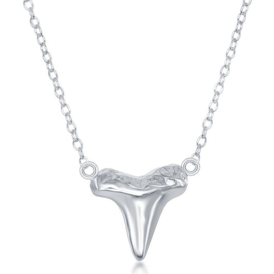 Sterling Silver Shark Tooth Necklace - Johnny Dang & Co