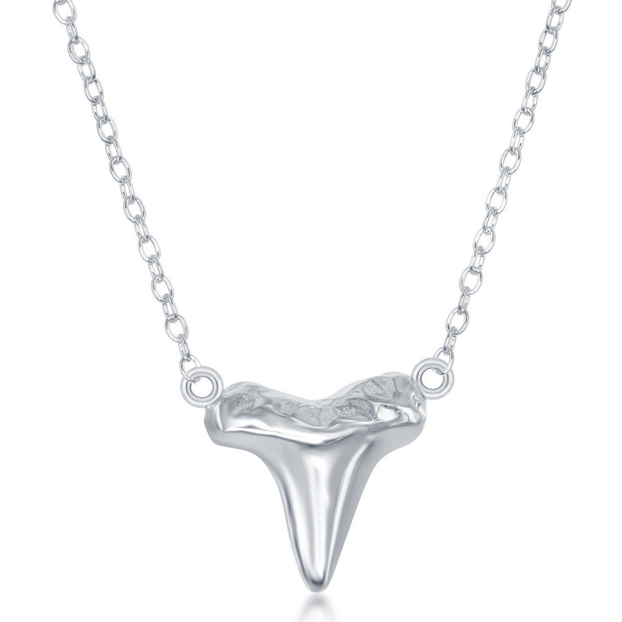 Sterling Silver Shark Tooth Necklace
