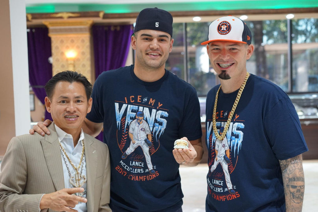 Engraved World Series Grillz - Johnny Dang & Co