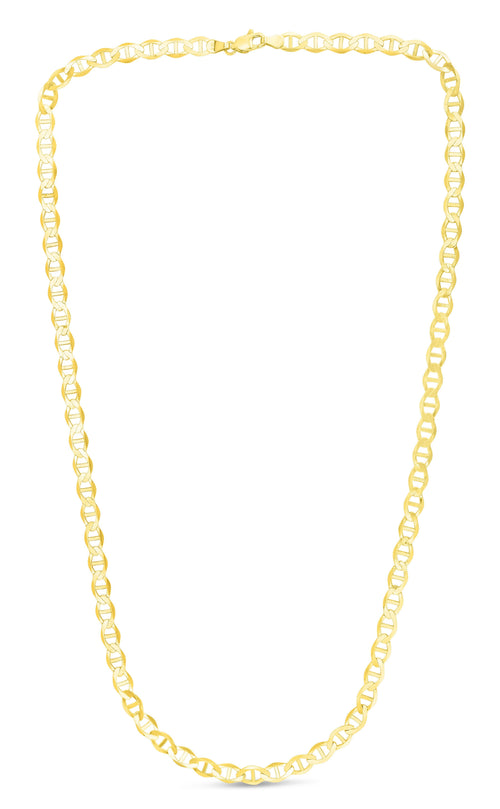 14K Gold 5.5mm Mariner Chain