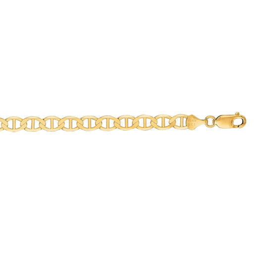 14K Gold 6.3mm Mariner Chain - Johnny Dang & Co