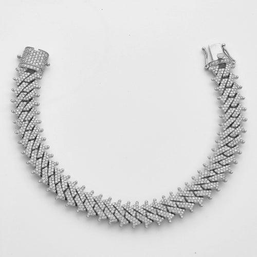 10KW 6.85CTW DIAMOND SPIKE MIAMI CUBAN BRACELET - Johnny Dang & Co