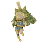 CJO232 - CUSTOM DIAMOND BABY GIRL PENDANT - Johnny Dang & Co