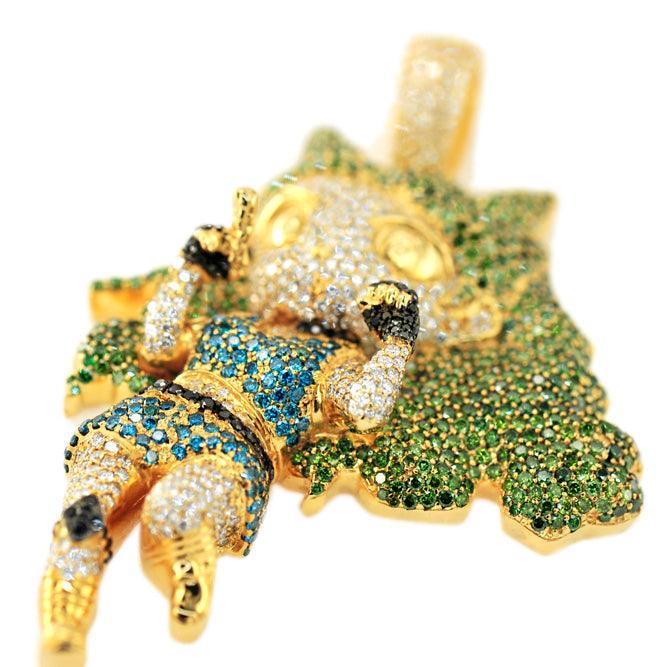 CJO232 - CUSTOM DIAMOND BABY GIRL PENDANT - Johnny Dang & Co