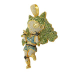 CJO232 - CUSTOM DIAMOND BABY GIRL PENDANT - Johnny Dang & Co