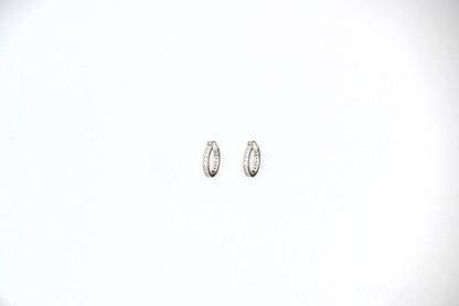 0.55CT Diamond Hoop Earrings - Johnny Dang & Co