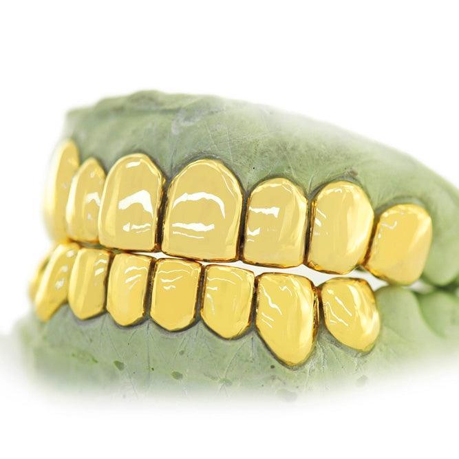 Gold Teeth JDTK-3001A Perm Cut Pullout Grill- 6 Teeth Top Or Bottom - Johnny Dang & Co