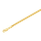 Sterling Silver 3mm Round Box Chain - Gold Plated - Johnny Dang & Co
