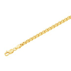 10K Yellow Gold 3.5mm Venetian Round Box Chain 18", 20", 22", 24" - Johnny Dang & Co
