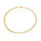 Sterling Silver 3mm Round Box Chain - Gold Plated - Johnny Dang & Co