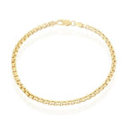Sterling Silver 3mm Round Box Chain - Gold Plated - Johnny Dang & Co