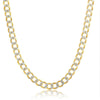 Sterling Silver 5mm Pave Cuban Chain - Gold Plated - Johnny Dang & Co
