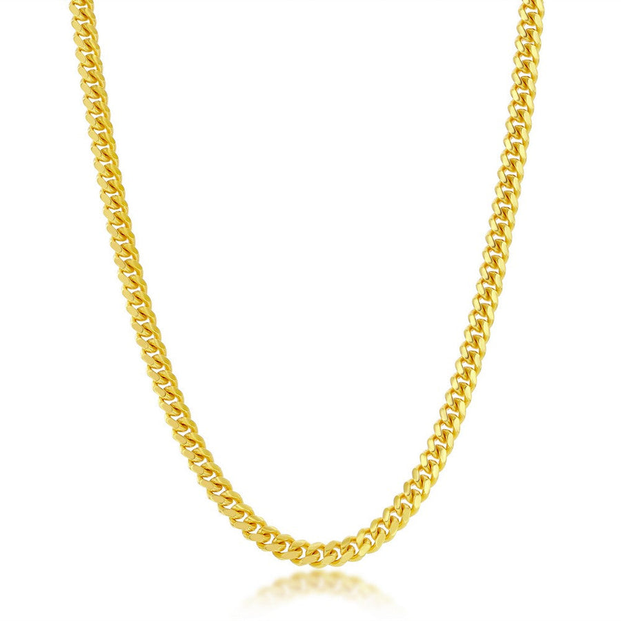 Gold Cuban Chain 20 Necklace
