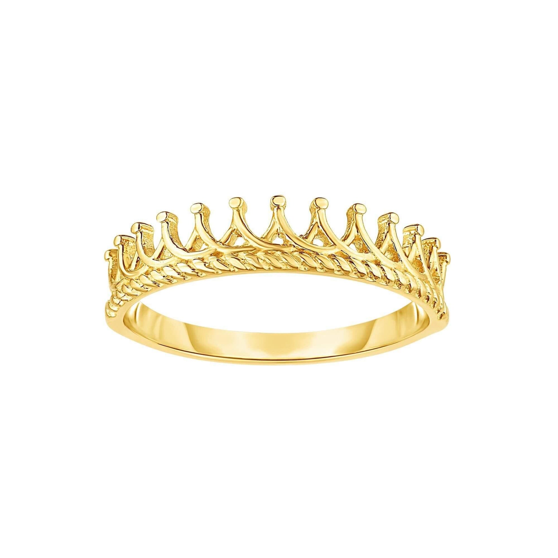 14kt Size-7 Yellow Gold Ring - Johnny Dang & Co