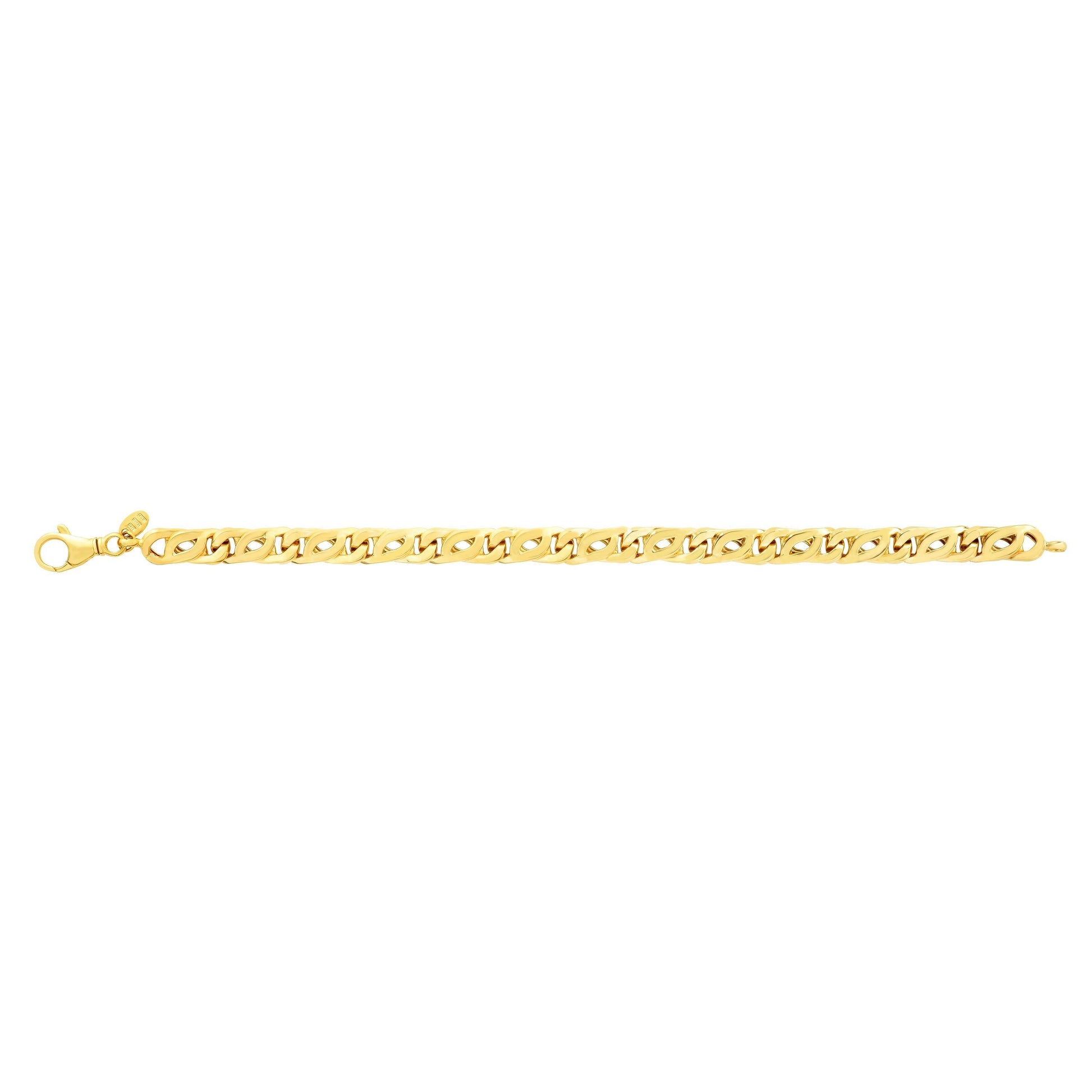 14K Gold Tiger Eye Link - Johnny Dang & Co