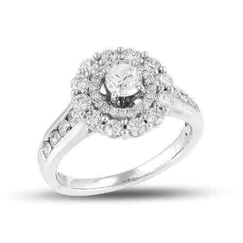 14KW 1.50CTW DIAMOND FANCY RING - Johnny Dang & Co