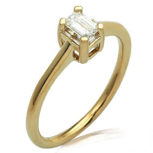 14KY 0.33 CTW EMERALD LADIES RING - Johnny Dang & Co