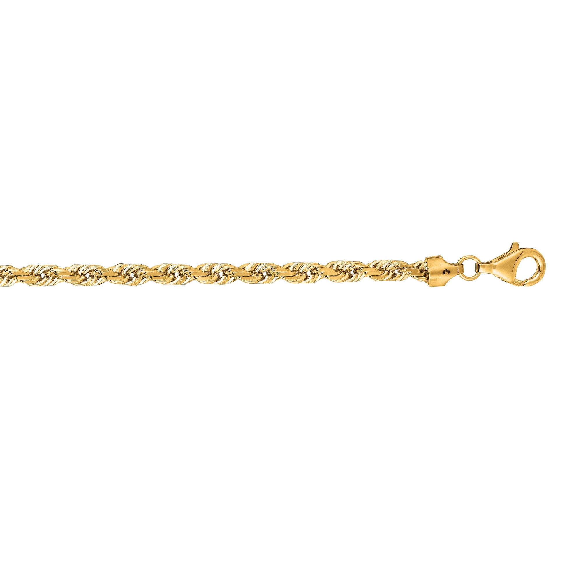 14K Gold 7mm Solid Royal Rope Chain - Johnny Dang & Co