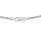 Sterling Silver 3.3mm Rope Chain - Silver Plated - Johnny Dang & Co