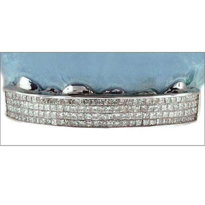 HORIZONTAL PRINCESS CUT DIAMOND GRILL [TVJ_S110] - Johnny Dang & Co