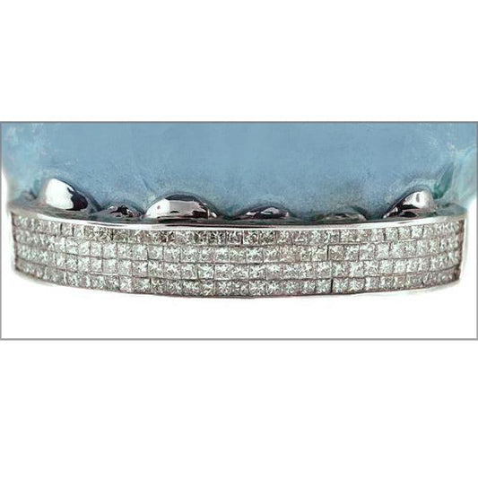 HORIZONTAL PRINCESS CUT DIAMOND GRILL [TVJ_S110] - Johnny Dang & Co