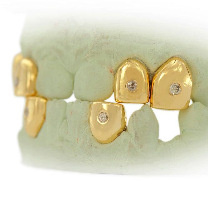 S151608-1 INDIVIDUAL PAVE SET DIAMOND TEETH - Johnny Dang & Co