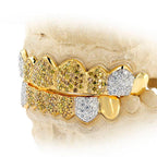 16 TEETH PRONG SET DIAMOND GRILL - S160206-1 - Johnny Dang & Co