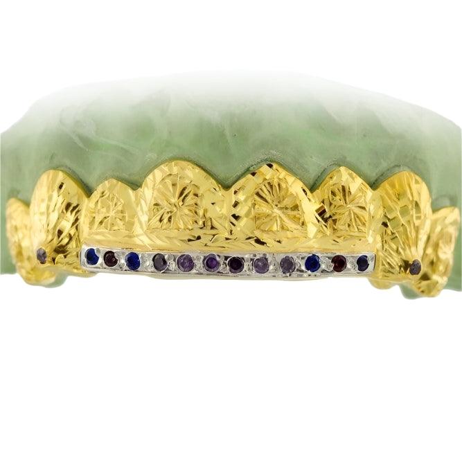 S161602-2 8 PIECE GEMSTONE GRILL WITH DIAMOND CUTS - Johnny Dang & Co