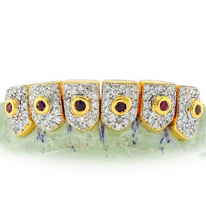 S171201-1 18K INDIVIDUAL DIAMOND TEETH - Johnny Dang & Co