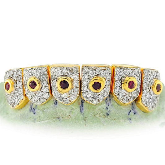 S171201-1 18K INDIVIDUAL DIAMOND TEETH - Johnny Dang & Co