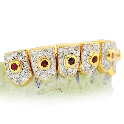 S171201-1 18K INDIVIDUAL DIAMOND TEETH - Johnny Dang & Co