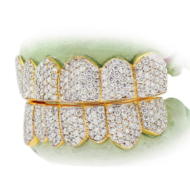 JDTK-S172802 14 Teeth Hand Prong Set Diamond Grill - Johnny Dang & Co