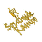 S19-287-2 - CUSTOM SOLID GOLD PENDANT - Johnny Dang & Co