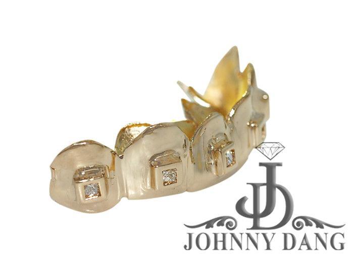 JDTK-S2530044 6 Solid With 6 Princess cut Diamonds - Johnny Dang & Co