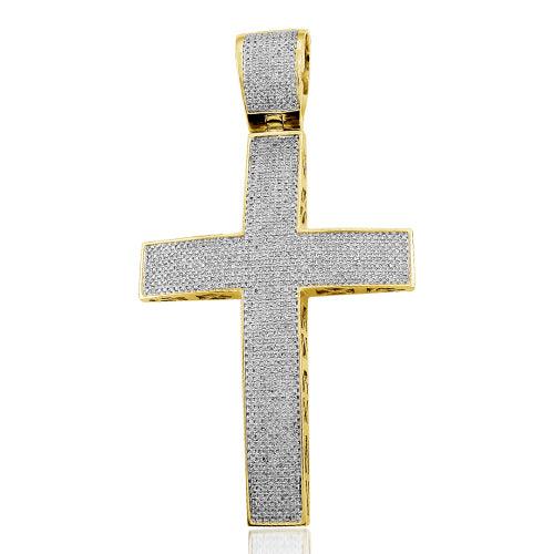 10KY 2.50CTW DIAMOND CROSS - Johnny Dang & Co