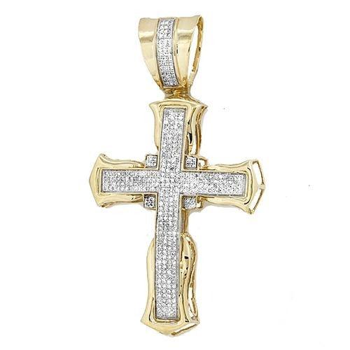 10KY 1.00CTW DIAMOND CROSS - Johnny Dang & Co