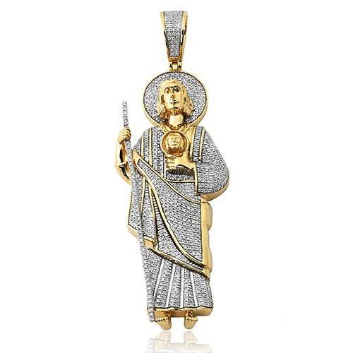 10KY 1.05CTW DIAMOND ST. JUDE PENDANT - Johnny Dang & Co