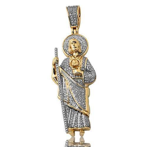 10K 0.55CT DIAMOND ST. JUDE PENDANT - Johnny Dang & Co