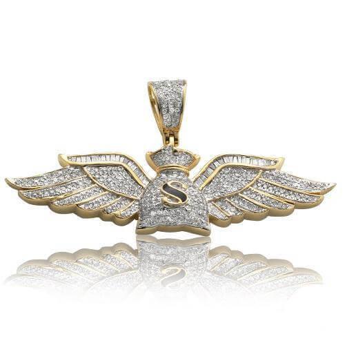 10KY 0.90CTW MICROPAVE AND BAGUETTE DIAMOND MONEY - Johnny Dang & Co