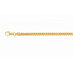 14K Gold 5.3mm Semi-Solid Square Franco Chain - Johnny Dang & Co