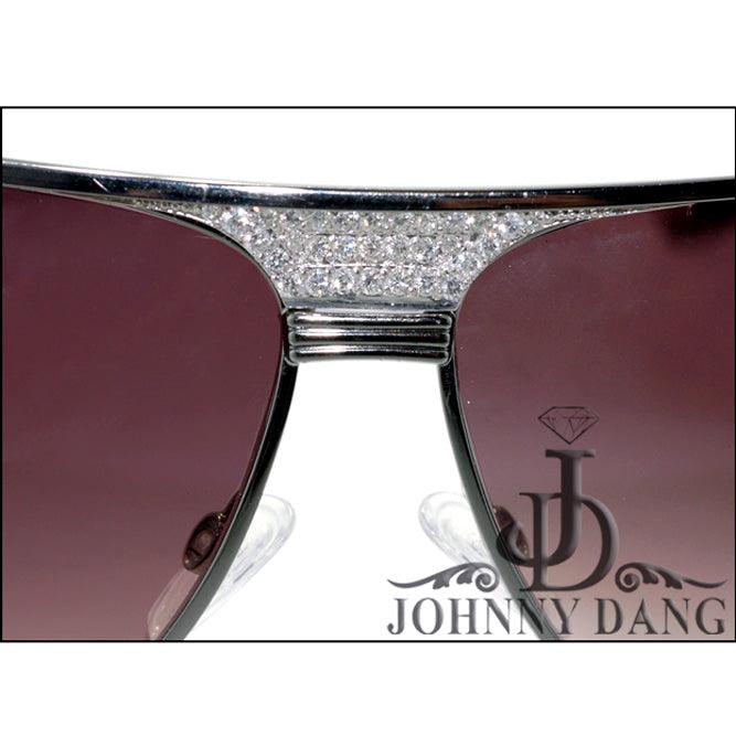 CJTK-16328 Custom Diamond Centerpiece for designer Sunglasses - Johnny Dang & Co