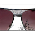 CJTK-16328 Custom Diamond Centerpiece for designer Sunglasses - Johnny Dang & Co