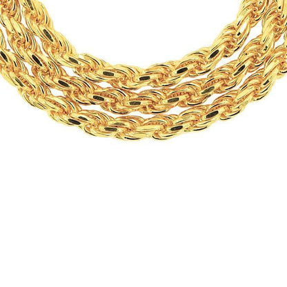 STERLING SILVER 4MM SOLID ROPE CHAIN - Johnny Dang & Co