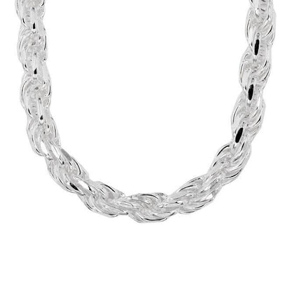 STERLING SILVER 4MM SOLID ROPE CHAIN - Johnny Dang & Co