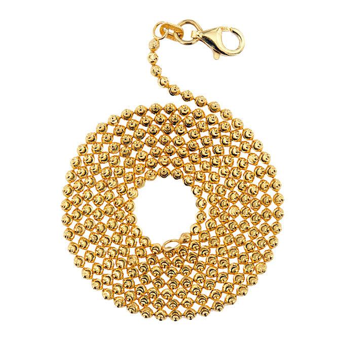 CZ100 - 5mm Silver Bead Chain - Johnny Dang & Co