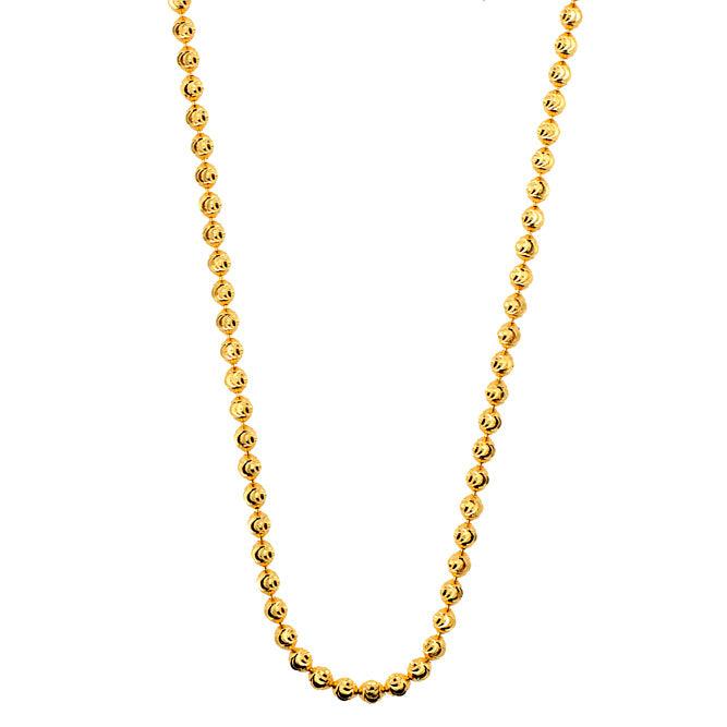 CZ100 - 5mm Silver Bead Chain - Johnny Dang & Co