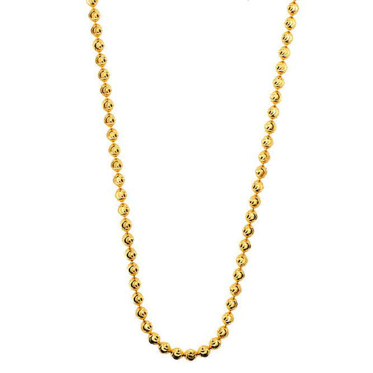 CZ100 - 5mm Silver Bead Chain - Johnny Dang & Co