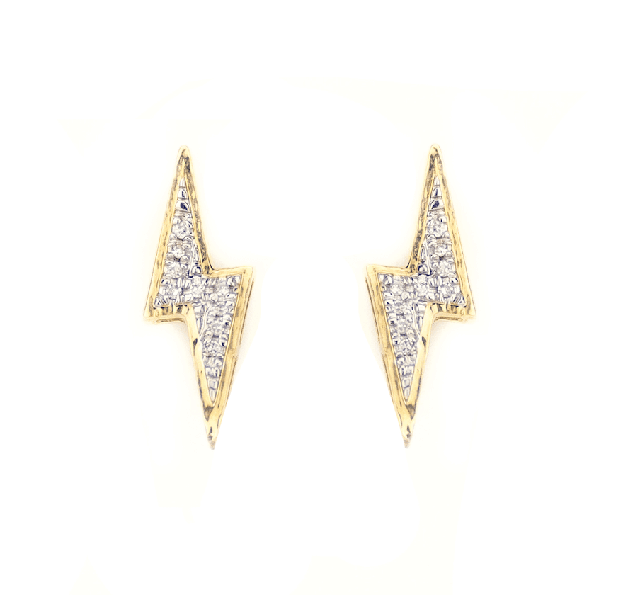 0.05CT Lightning Bolt Earring - Johnny Dang & Co