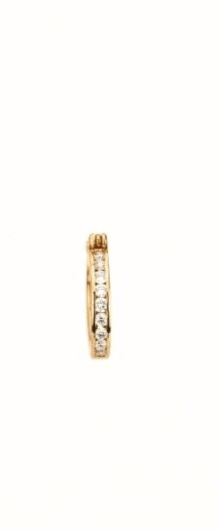 0.55CT Diamond Hoop Earrings - Johnny Dang & Co